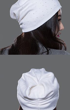 Dámska čiapka z bavlny a kašmíru v rôznych farbách