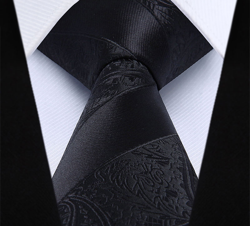 Hodvábna kravatová sada - kravata a vreckovka - vzor 30