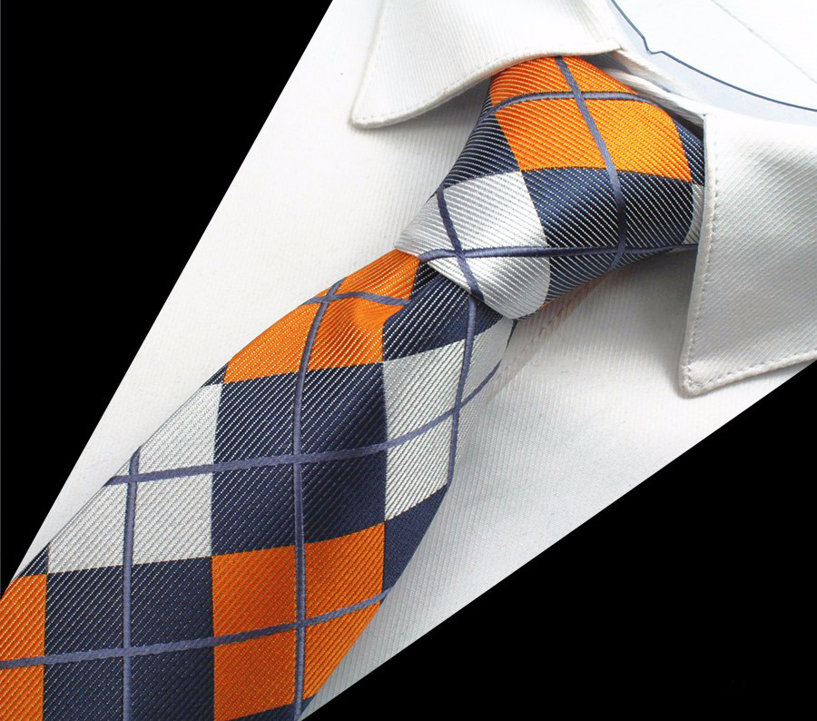 Hodvábny kravatový set - kravata + manžety + vreckovka - vzor07