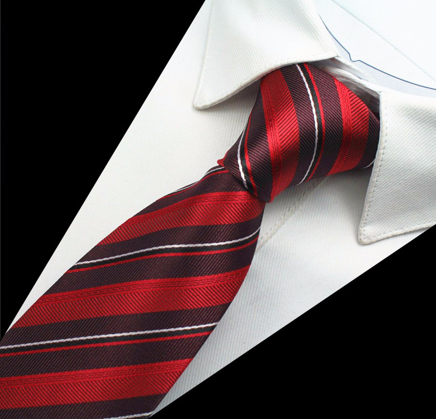 Hodvábny kravatový set - kravata + manžety + vreckovka - vzor10