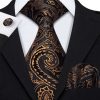 Kravatová sada - kravata + manžety + vreckovka s luxusným vzorom