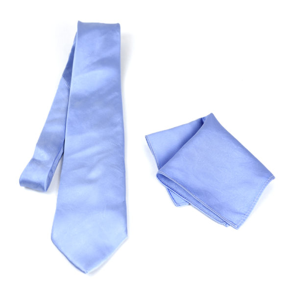 Hodvábna kravata a vreckovka vo svetlo fialovej farbe, Slovenská výroba