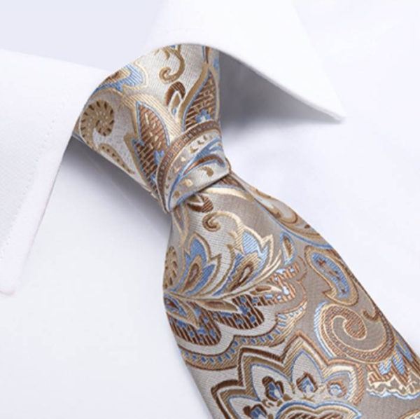 Luxusný kravatový set s prepracovanými ornamentami