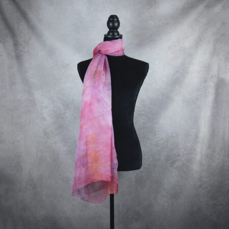 Handmade hodvábny šál LIMITED_060, Vyrobený na Slovensku, 180 x 110cm