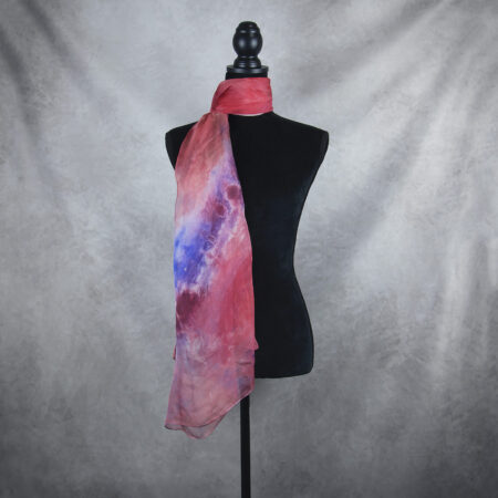 Handmade hodvábny šál LIMITED_061, Vyrobený na Slovensku, 180 x 110cm