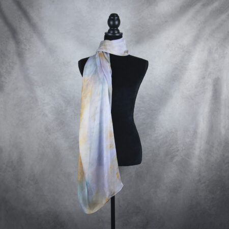 Handmade hodvábny šál LIMITED_064, Vyrobený na Slovensku, 180 x 110cm