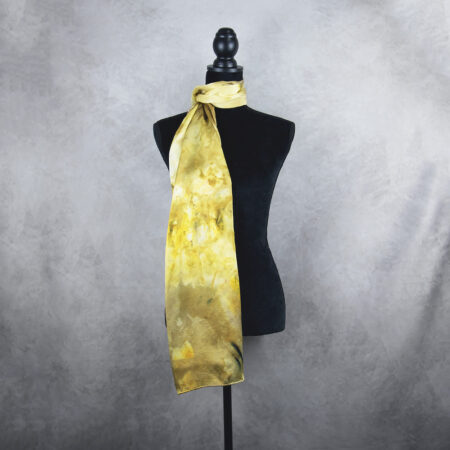 Handmade hodvábny šál LIMITED_35, Vyrobený na Slovensku, 175 x 45cm